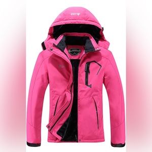 MOERDENG Women's Waterproof Ski Jacket Warm Winter Snow Coat